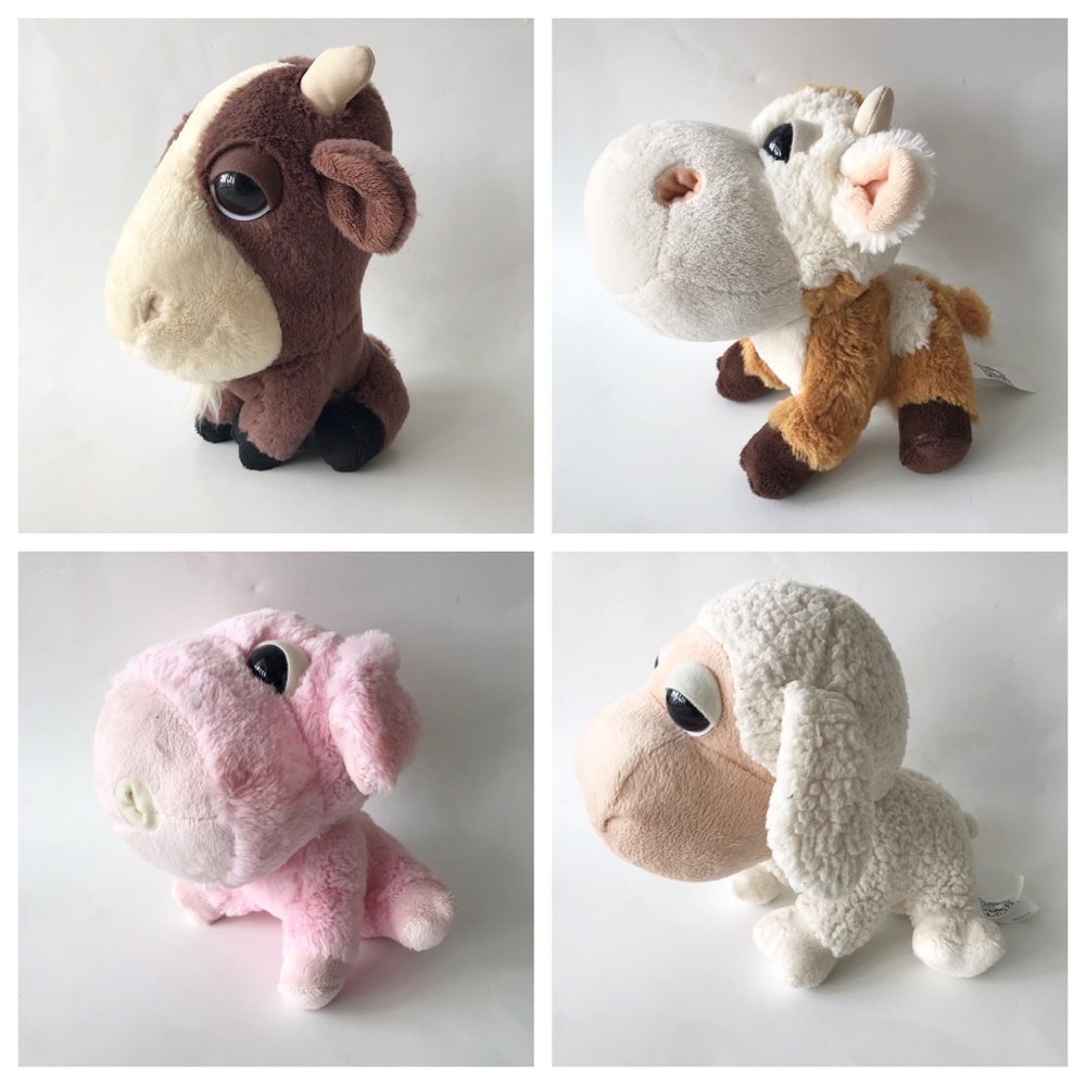 BUNDLE Farm Animal Stuffed Animal Set